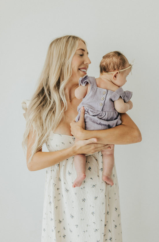 Lilac Bubble Romper