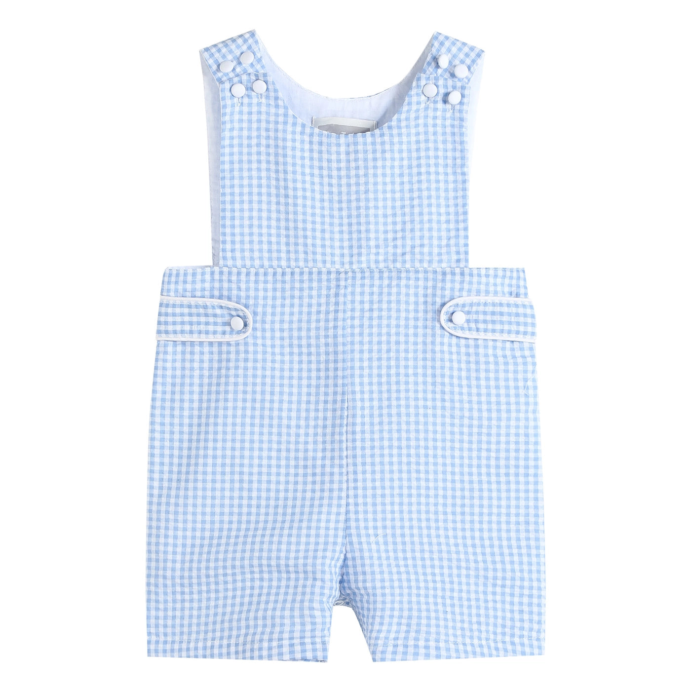 Blue Gingham Coveralls